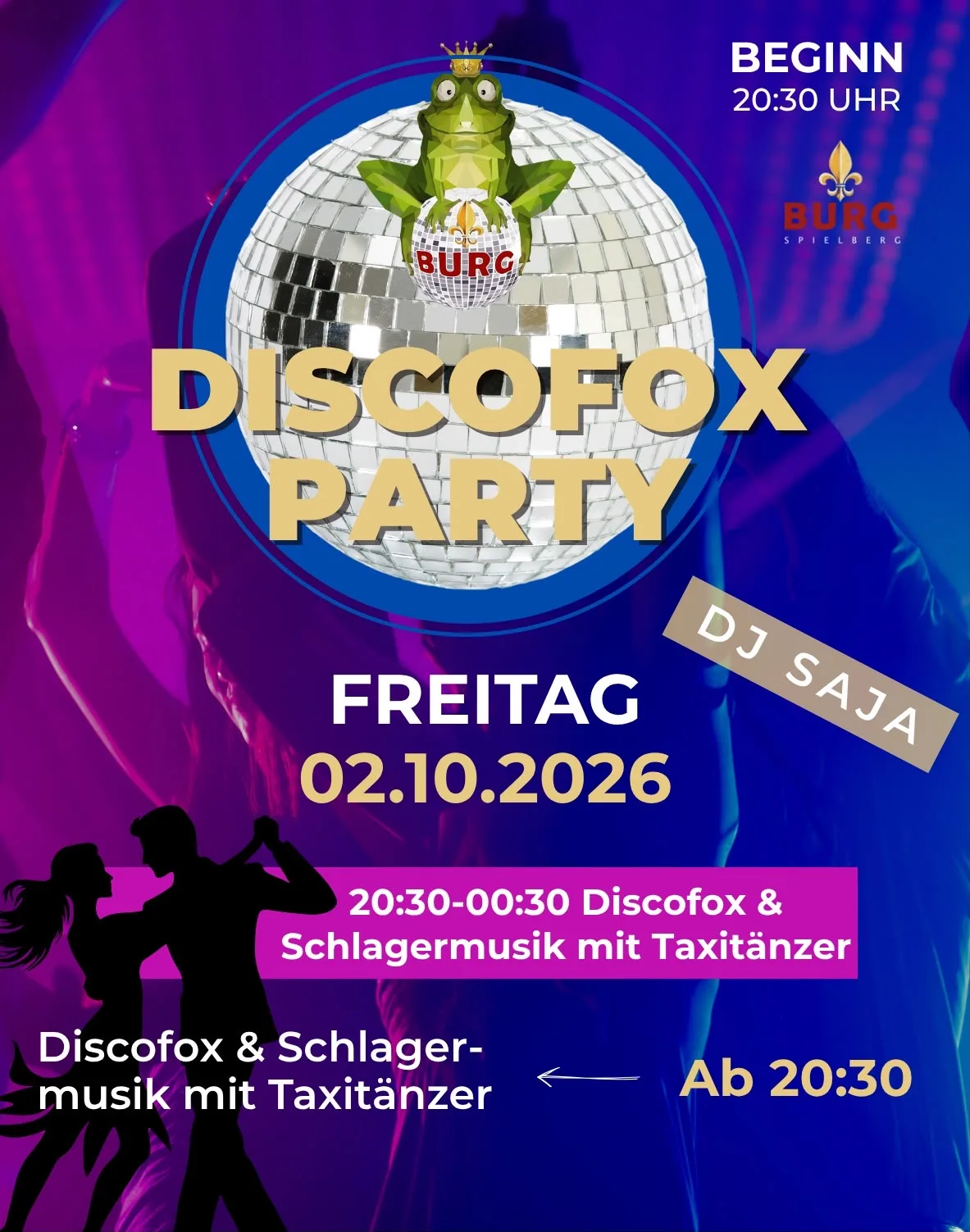 DISCOFOX PARTY mit DJ SAJA