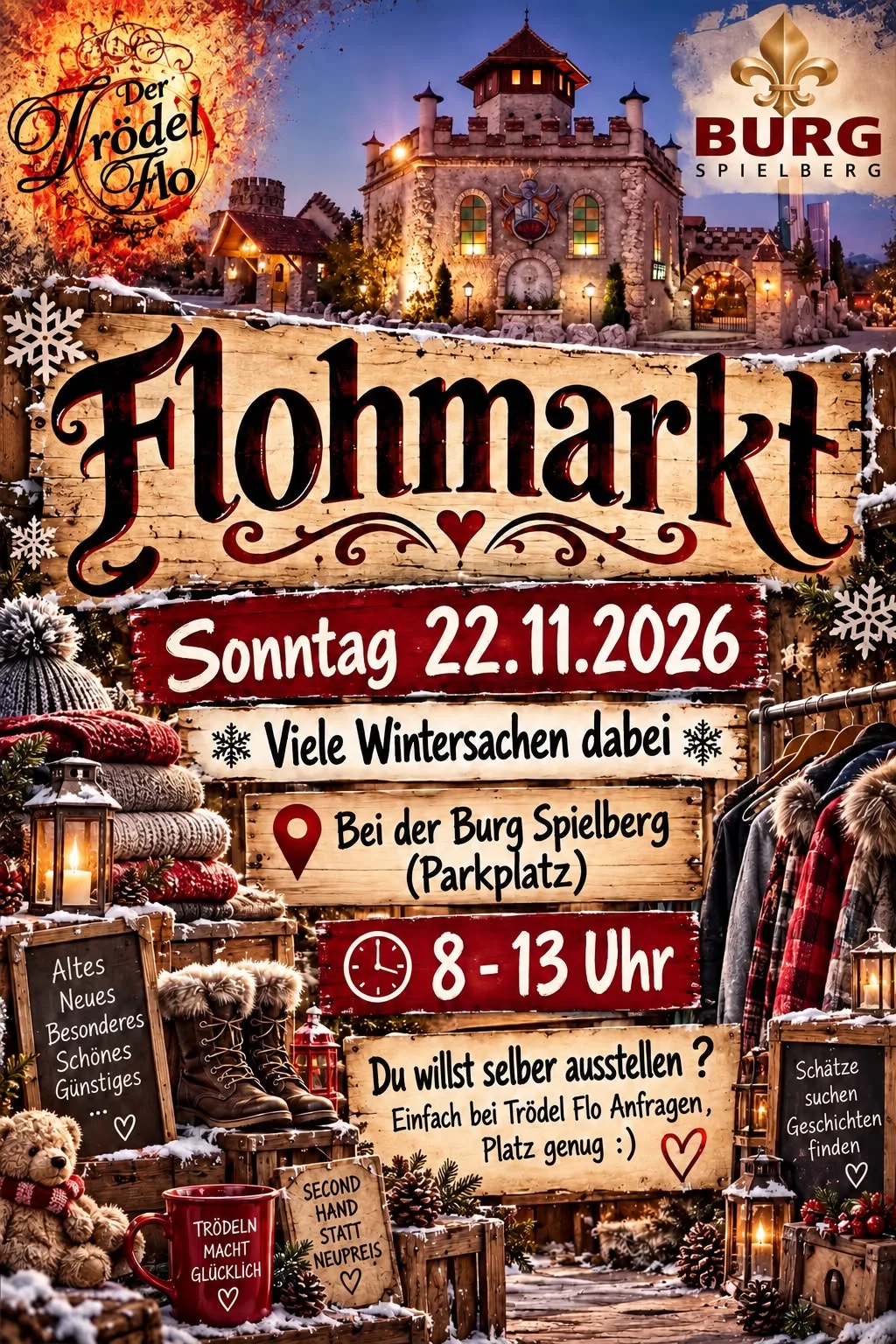 Flohmarkt by Trödel Flo BURG PARKPLATZ
