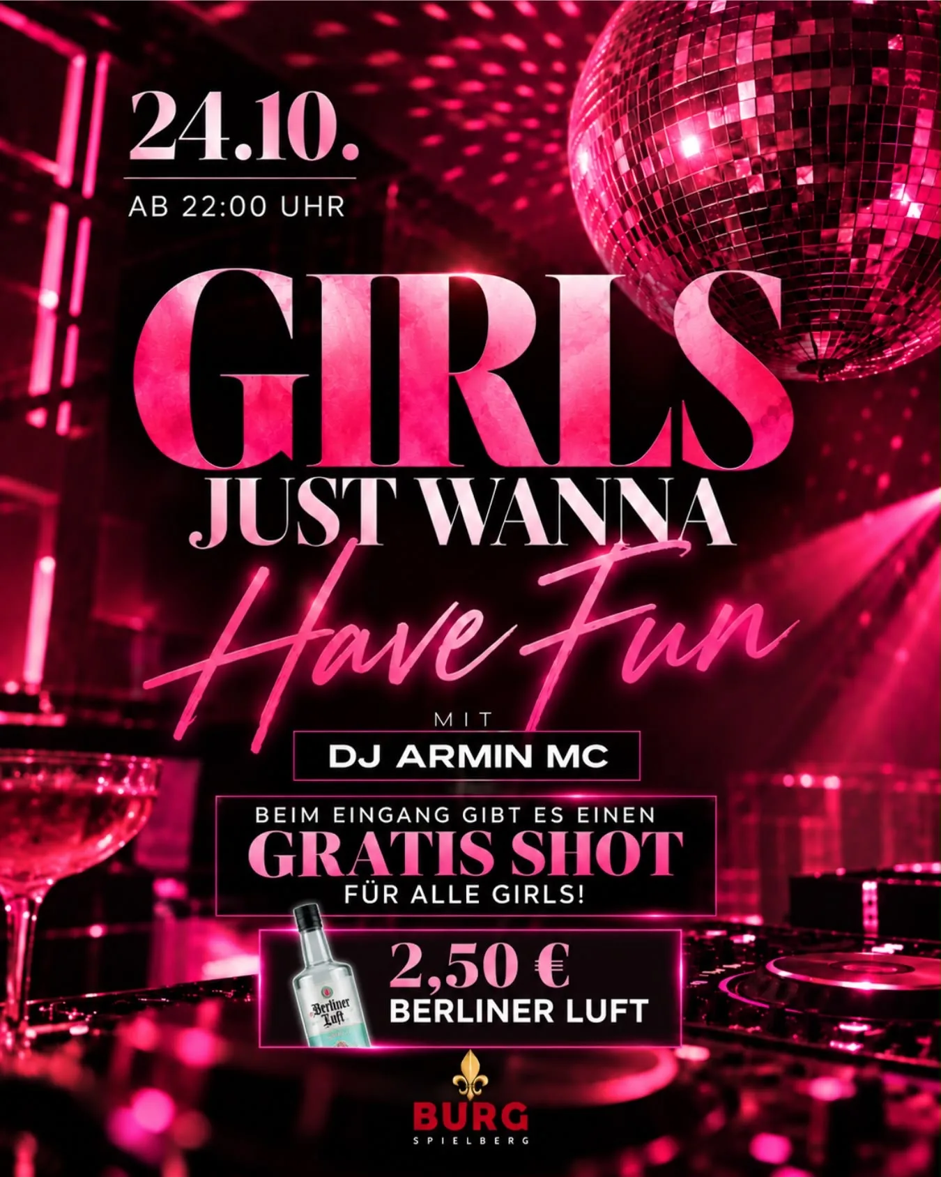 GIRLS JUST WANNA HAVE FUN - ARMIN MC